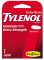 Tylenol 97472 Extra-Strength Pain Reliever/Fever Reducer, 4 CT, Caplet, Pack of 6