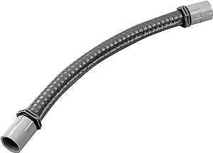 Carlon UAFAE Flexible Elbow, 3/4 in Trade Size, 0 to 90 deg Angle, Neoprene/PVC, Gray