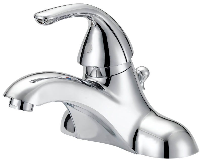 Boston Harbor F4510022CP-1 Lavatory Faucet, 1.2 gpm, 1-Handle, 3-Faucet Hole, Metal/Plastic, Chrome Plated