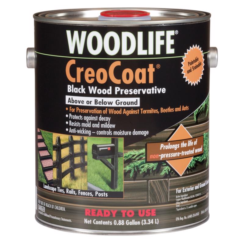 Wolman Woodlife Black Water-Based Wood Preservative 1 gal, Pack of 4