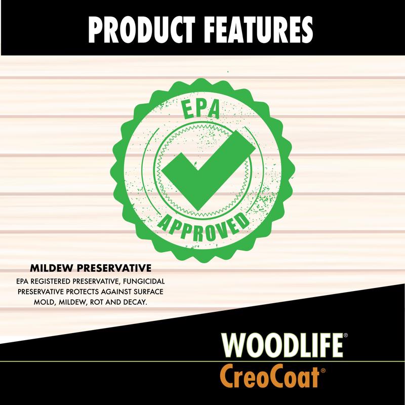 Wolman Woodlife Black Water-Based Wood Preservative 1 gal, Pack of 4
