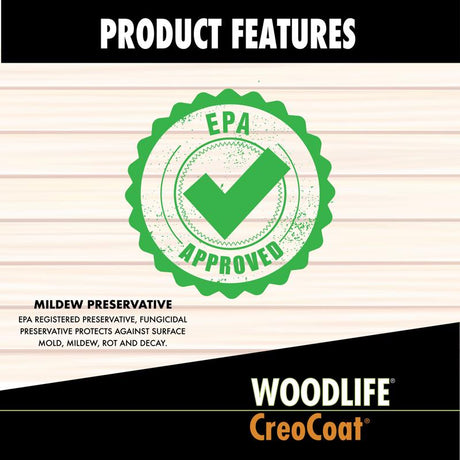 Wolman Woodlife Black Water-Based Wood Preservative 1 gal, Pack of 4