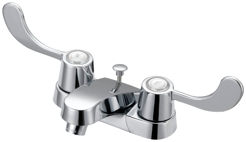 Boston Harbor F5120005CP Lavatory Faucet, 1.2 gpm, 2-Handle, 3-Faucet Hole, Metal/Plastic, Chrome Plated