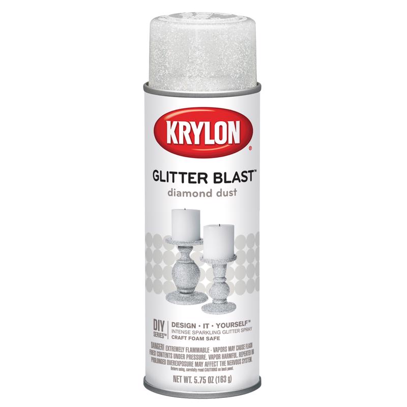 Krylon Glitter Blast Diamond Dust Spray  Paint 5.75 oz, Pack of 6
