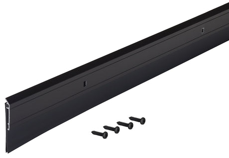 M-D 11820 Heavy-Duty Door Sweep, 36 in L, 2 in W, Aluminum Insert