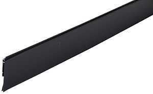 M-D 11820 Heavy-Duty Door Sweep, 36 in L, 2 in W, Aluminum Insert