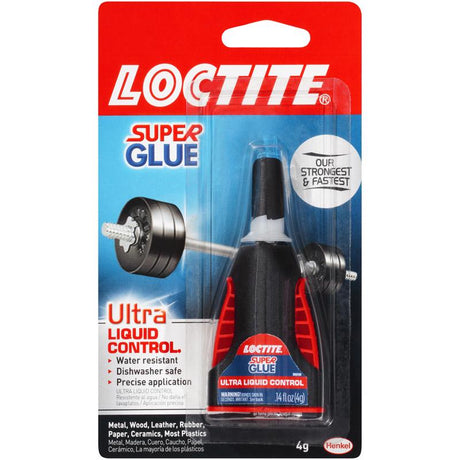 Loctite Ultra Liquid Control High Strength Ethyl Cyanoacrylate Clear Super Glue 4 gm, Pack of 6