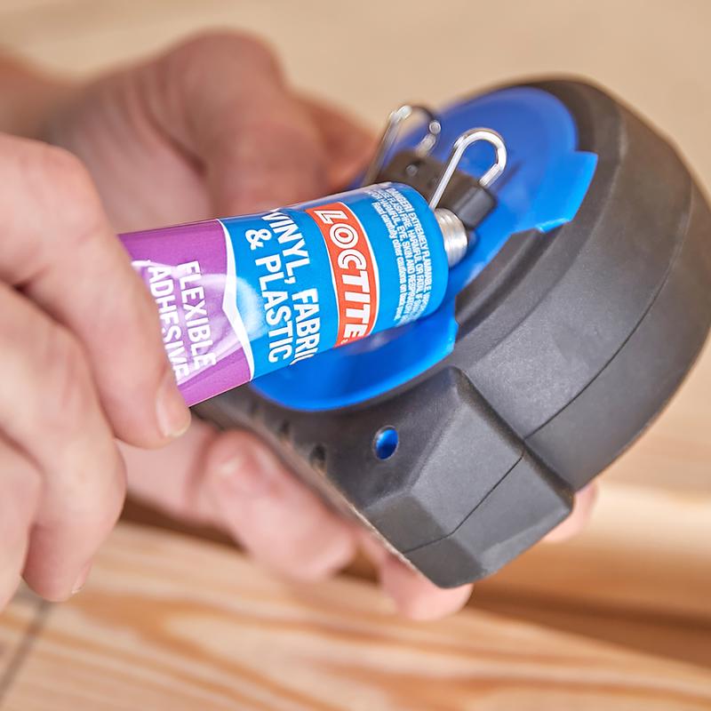 Loctite Vinyl, Fabric & Plastic High Strength Polyurethane Clear Flexible Adhesive 1 oz, Pack of 6