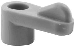 Make-2-Fit PL 7741 Window Screen Clip with Screw, 5/16 in D Dimensions, Plastic, Gray
