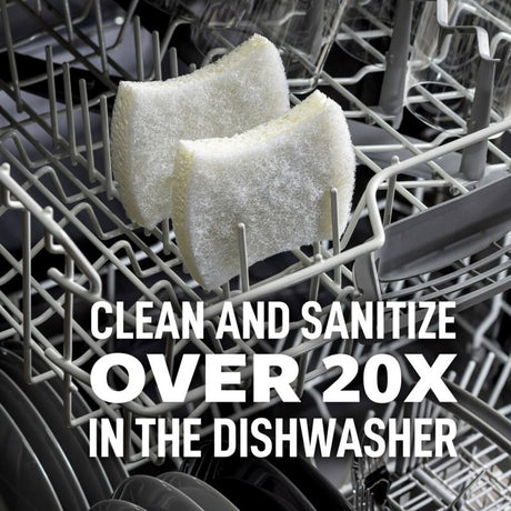 Scotch-Brite Greener Clean Non-Scratch Scrubber Sponge For Multi-Purpose 4.5 in. L 3 pk, Pack of 8