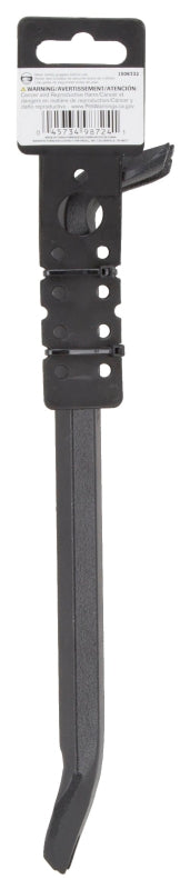 Vulcan JLO-0143L Pry Bar Nail Puller, 11 in L, V-Shape Tip, 1 in Tip, Steel, 0.75 in W