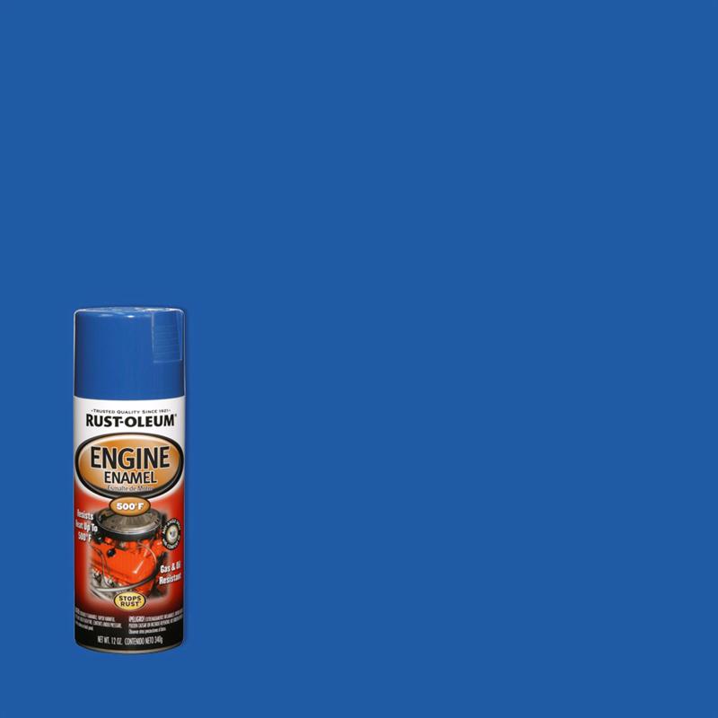 Rust-Oleum Automotive Smooth Ford Blue Engine Enamel Spray 12 oz, Pack of 6