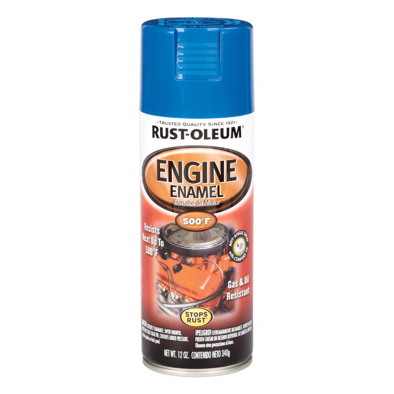 Rust-Oleum Automotive Smooth Ford Blue Engine Enamel Spray 12 oz, Pack of 6