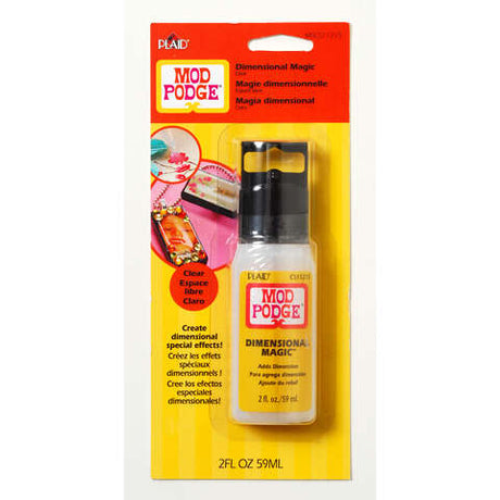 Plaid Mod Podge High Strength Glue Clear Glue 2 oz, Pack of 3