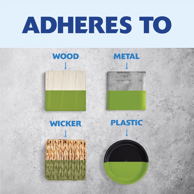 Rust-Oleum Painter's Touch 2X Ultra Cover Satin Eden Paint+Primer Spray Paint 12 oz