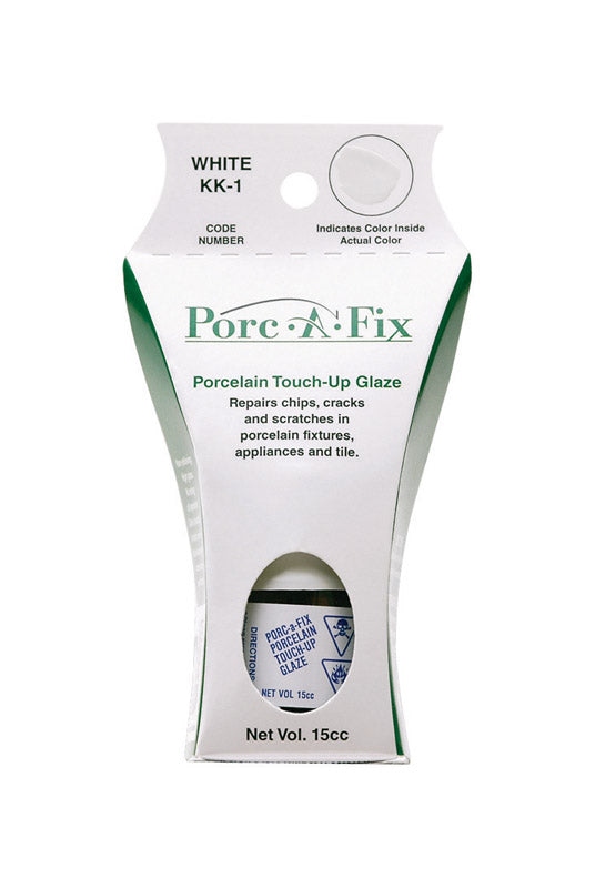 Porc-A-Fix High-Gloss White Touch-Up Glaze 15 cc