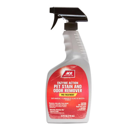 Ace No Scent Pet Stain and Odor Remover 24 oz Liquid, Pack of 6