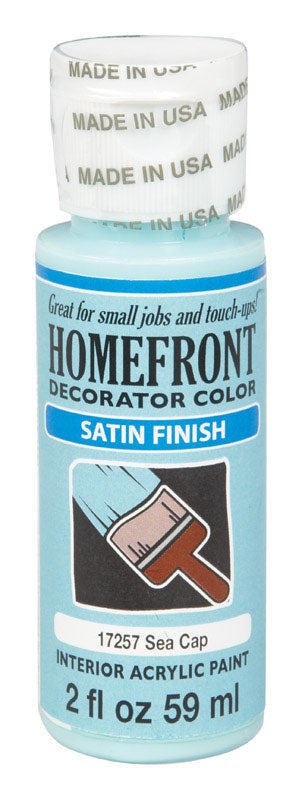 Homefront Satin Sea Cap Hobby Paint 2 oz, Pack of 3