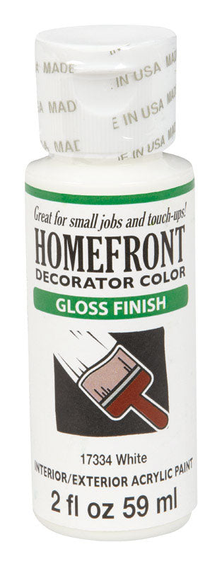 Homefront Gloss White Hobby Paint 2 oz, Pack of 3