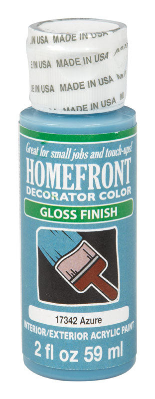 Homefront Gloss Azure Hobby Paint 2 oz, Pack of 3
