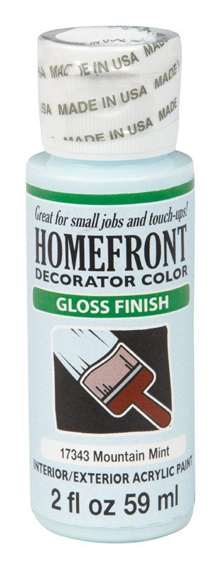 Homefront Gloss Mountain Mint Hobby Paint 2 oz, Pack of 3