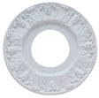 Westinghouse 7702700 Ceiling Medallion, 10 in Dia, Plastic, Traditional White, For: Ceiling Fans