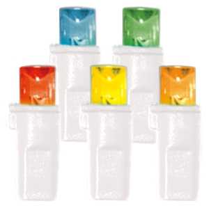 Hometown Holidays 2368-20/U15E148B Icicle Light Set, 9.6 W, 100-Lamp, LED Lamp, Multi-Color Light, 9-1/2 ft L