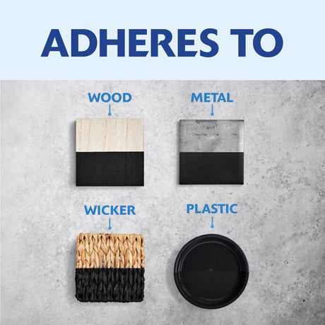 Rust-Oleum Painters Touch Satin Canyon Black Paint Exterior and Interior 1 qt, Pack of 2