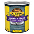 Cabot 800 Series 140.0000806.005 Solid Color Siding Stain, Natural Flat, Liquid, 1 qt, Can, Pack of 4
