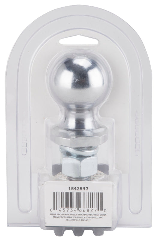 Vulcan TD-01 Hitch Ball, 1-7/8 in Dia Ball, 3/4 in Dia Shank, 2,000 lb Gross Towing