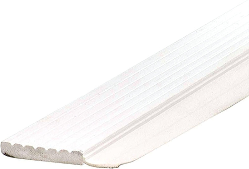 M-D 87700 Garage Door Seal, 9 ft L, Vinyl, White