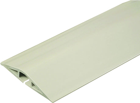 Wiremold CDI-15 Cord Protector, 15 ft L, 2-1/2 in W, Rubber, Ivory