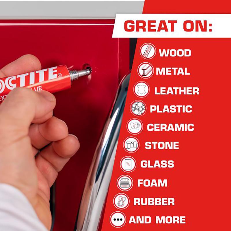 Loctite Extreme High Strength Clear Glue 0.6 oz, Pack of 6