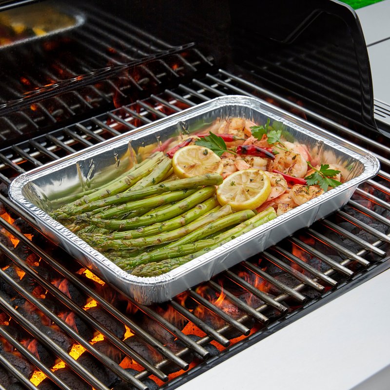Mr. BAR-B-Q 06693Y Large Pan, Aluminum