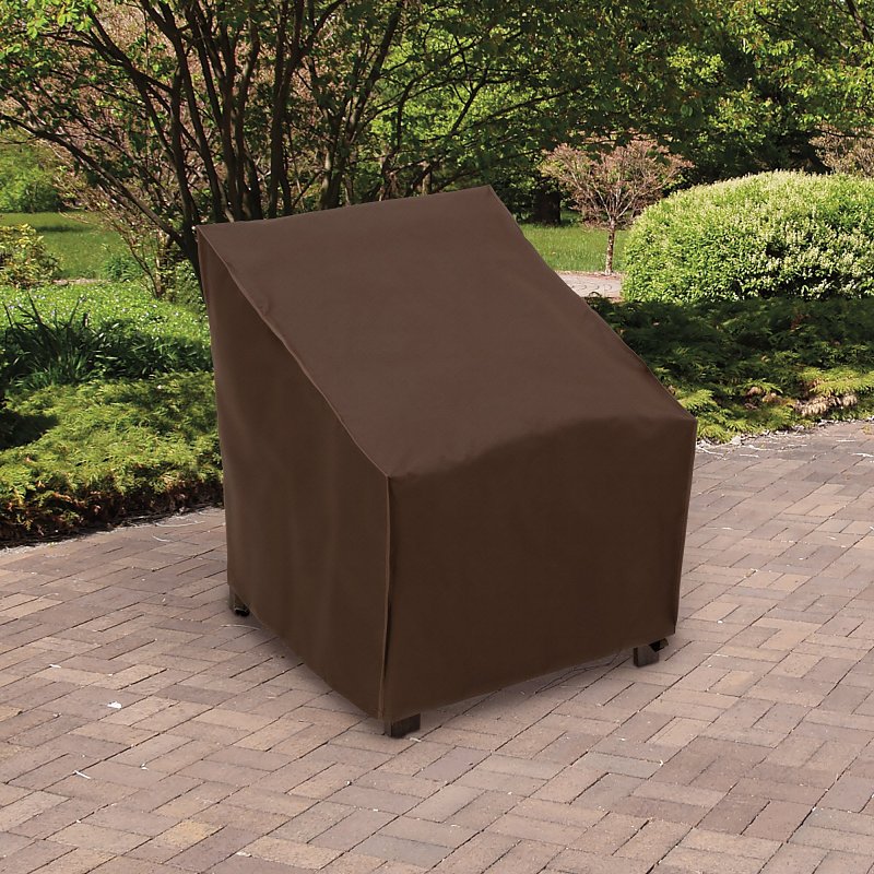 Mr. BAR-B-Q 07831BBGD Oversized Chair Cover, 33 in L, 35 in W, 36 in H, Brown