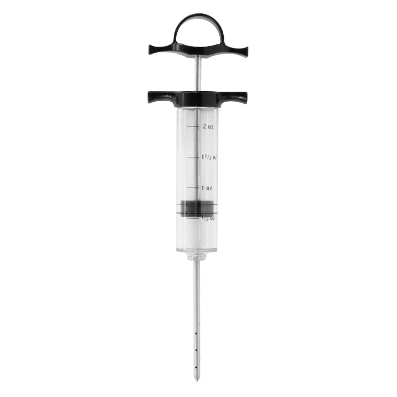 Mr. BAR-B-Q 40100Y Seasoning/Marinade Injector, 2 oz, Oversized Needle