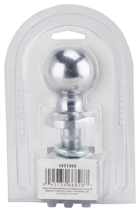 Vulcan TD-02 Hitch Ball, 1-7/8 in Dia Ball, 3/4 in Dia Shank, 2,000 lb Gross Towing