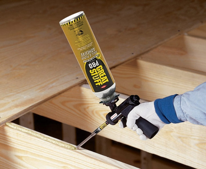 Great Stuff 343087 Adhesive, Cream, 26.5 oz