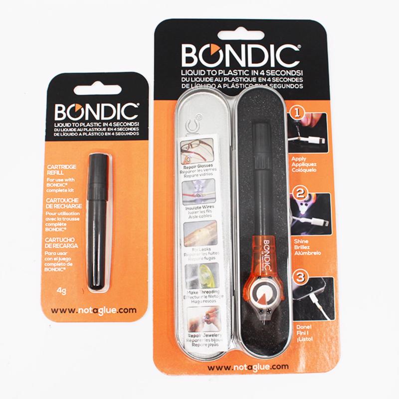 Bondic Medium Strength Plastic Black Plastic Welder Refill 4 gm