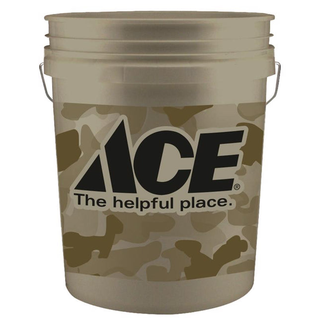 Ace 5 gal Utility Bucket Camouflage, Pack of 10