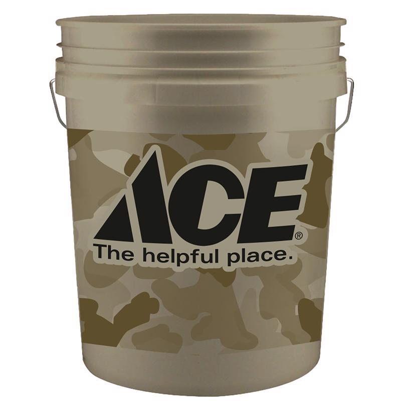 Ace 5 gal Utility Bucket Camouflage, Pack of 10