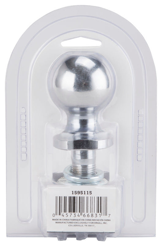 Vulcan TD-04 Hitch Ball, 2 in Dia Ball, 3/4 in Dia Shank, 3,500 lb Gross Towing