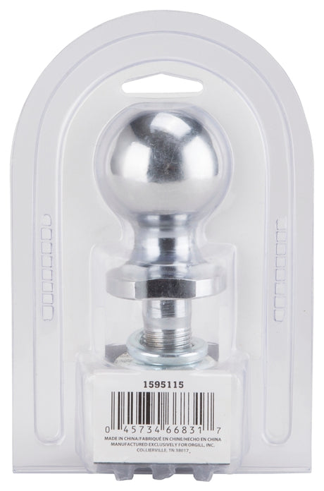 Vulcan TD-04 Hitch Ball, 2 in Dia Ball, 3/4 in Dia Shank, 3,500 lb Gross Towing