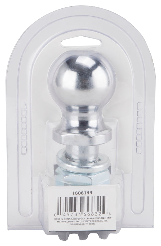 Vulcan TD-05 Hitch Ball, 2 in Dia Ball, 1 in Dia Shank, 6,000 lb Gross Towing