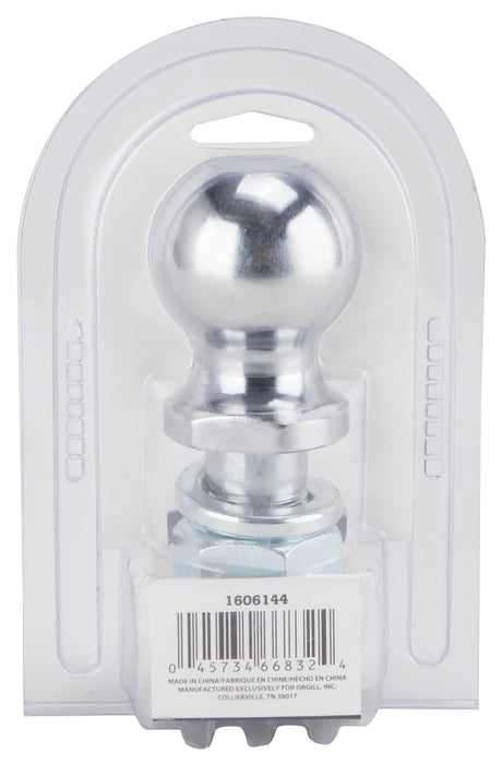 Vulcan TD-05 Hitch Ball, 2 in Dia Ball, 1 in Dia Shank, 6,000 lb Gross Towing