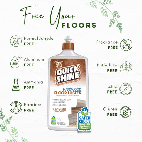 Holloway House Quick Shine No Scent Hardwood Floor Luster Liquid 27 oz