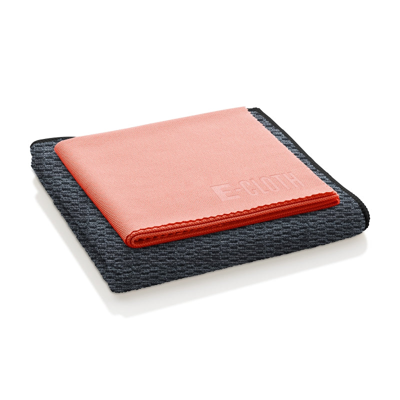 e-cloth 10635 Granite and Stone Cleaning Cloth Kit, 12-1/2 in L, 12-1/2 in W, Polyamide/Polyester