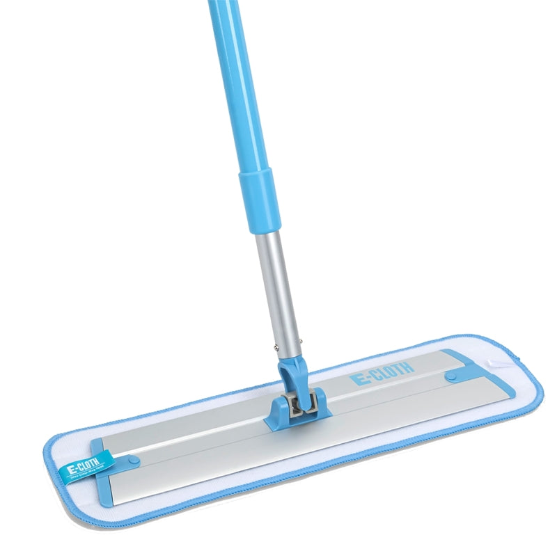e-cloth 10620 Deep Clean Mop, Aluminum, Blue/Silver