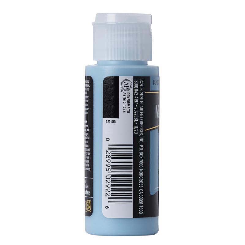 Plaid FolkArt Satin Deep Ocean Blue Hobby Paint 2 oz, Pack of 3