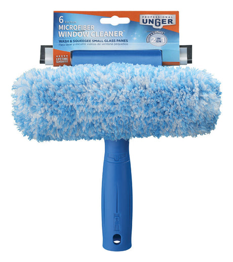 Unger 6 in. Plastic Window Squeegee/Scrubber